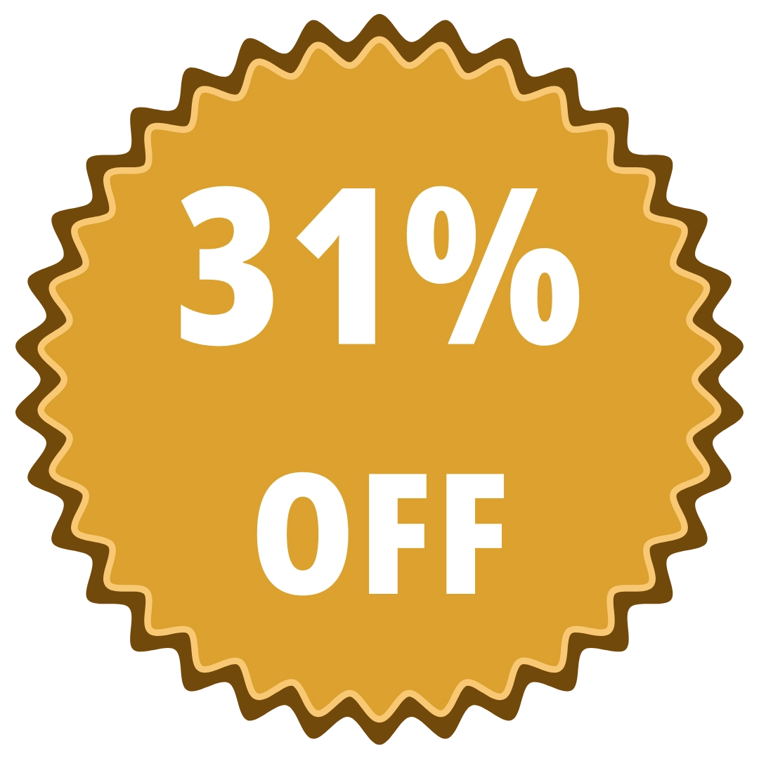 31% de desconto